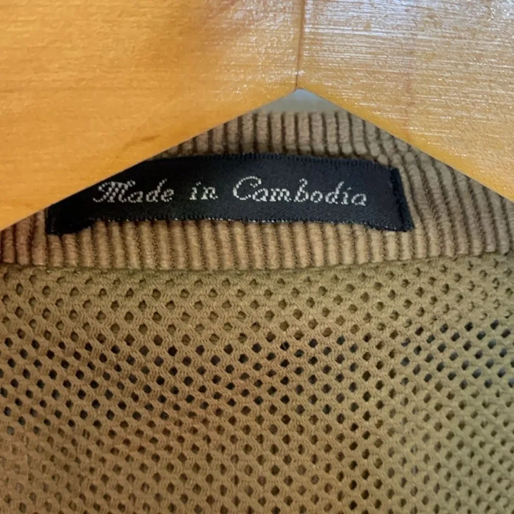 LaCrosse Men's Tan Corduroy 3 Button Front Classic Tailored Sport Coat Size 42L